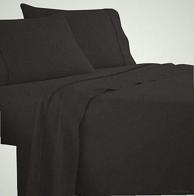4-PCS 800TC Luxurious Egyptian Cotton Piping Sheet Set - 15-Inch Deep Pocket,...
